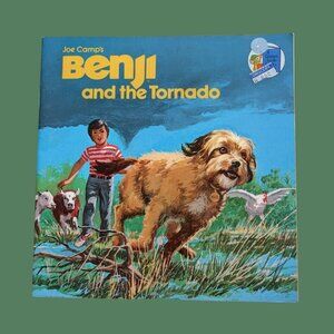 5/$25 Vintage 1981 Joe Camp's Benji and the Tornado Golden Look-Look Book
